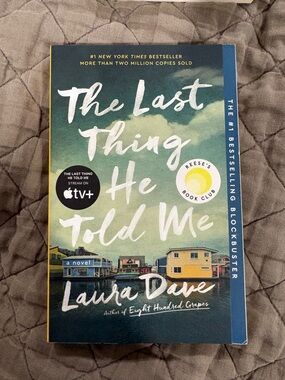 The Last Thing He Told Me by Laura Dave - Blue/Green Cover